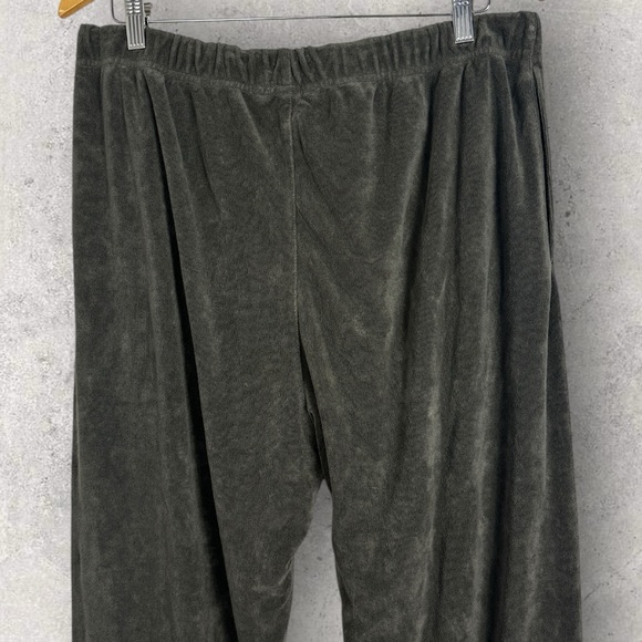 Essentials Fear Of God Terry Cloth Wide Leg Sweatpants Grey Size Large Pants L - Picture 7 of 14